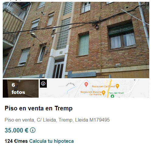 Piso en Solvia por 35.000 euros