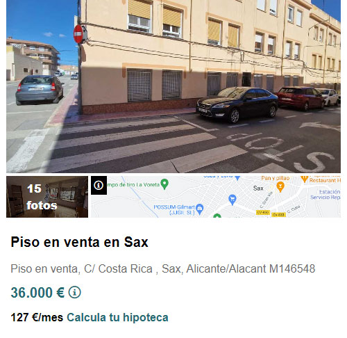 Piso en Solvia por 36.000 euros
