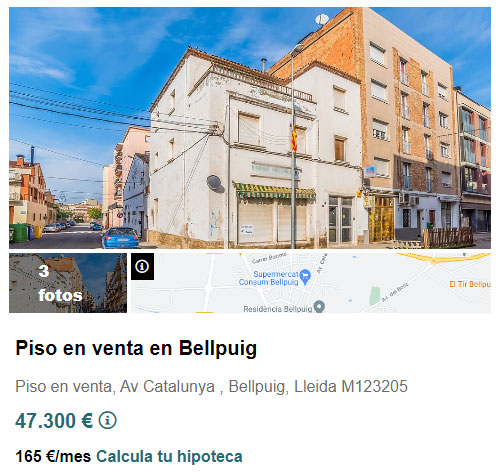 Piso en Solvia por 47.300 euros