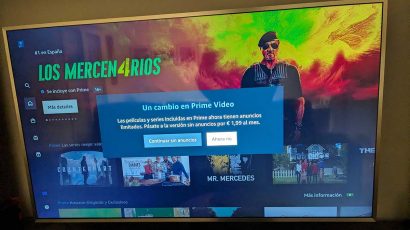 Publicidad en Prime Video.