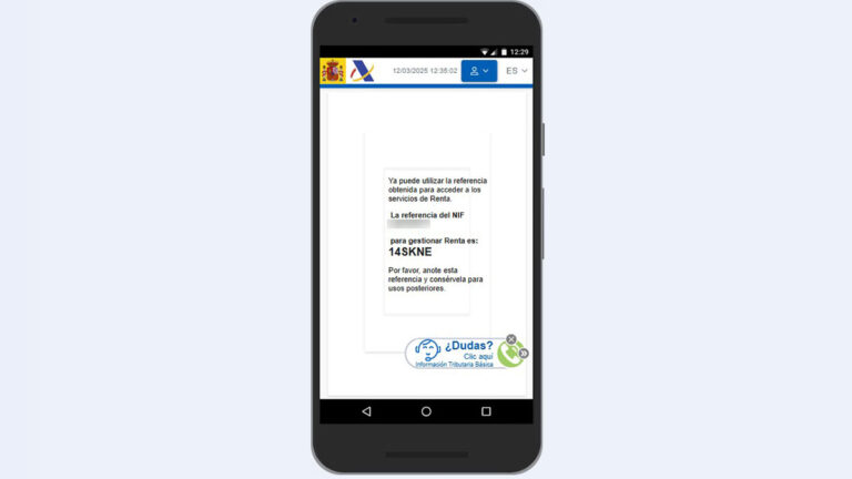 Cómo obtener el número de referencia para acceder y descargar el ...