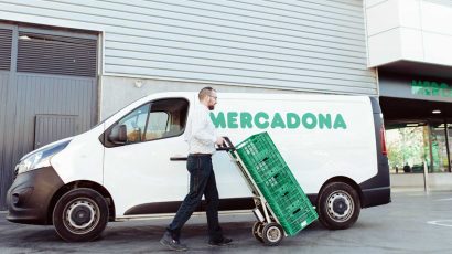 Repartidores en Mercadona