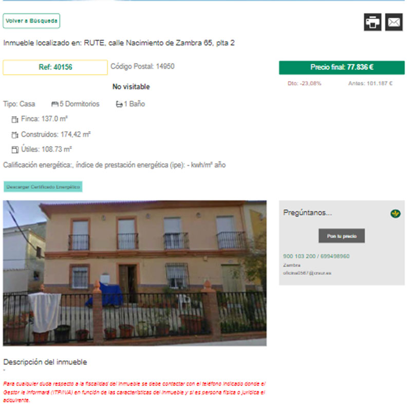 Descripción vivienda Habitaclic