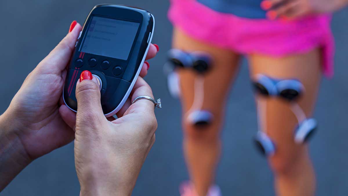 Los electroestimuladores musculares se pueden usar en diferentes partes del cuerpo.