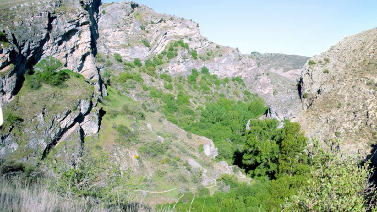 Paisaje de cañones