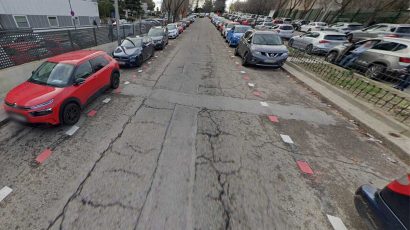 Este es el significado de las líneas rojas y blancas en los aparcamientos de Madrid