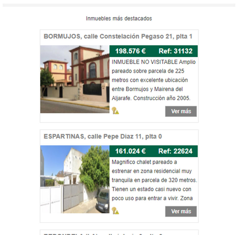 Inmuebles destacados