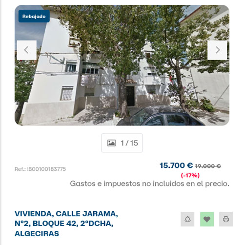 Piso en Diglo con descuento por 15.000 euros