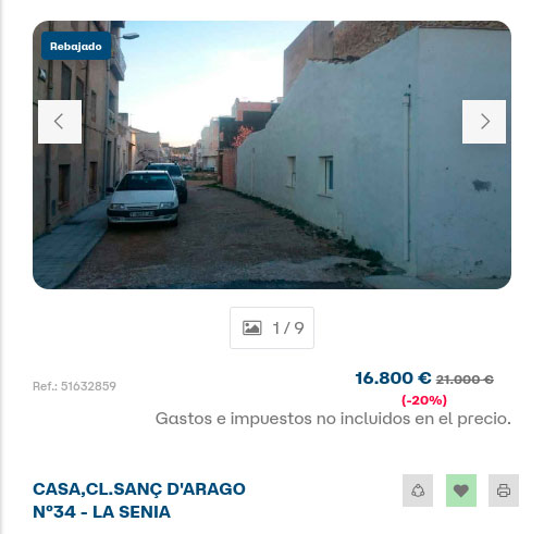 Piso en Diglo con descuento por 16.800 euros