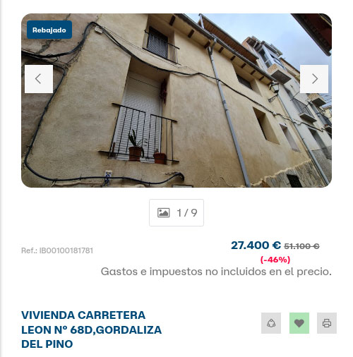 Piso en Diglo con descuento por 27.400 euros
