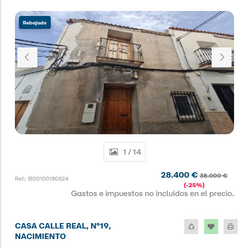 Piso en Diglo con descuento por 28.400 euros