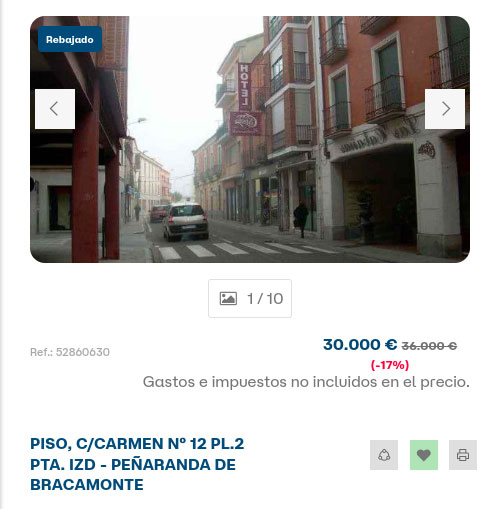 Piso en Diglo con descuento por 30.000 euros