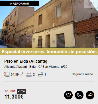 Piso de Solvia en Elda.