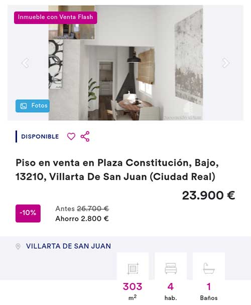 Piso en venta en Haya por 23.900 euros