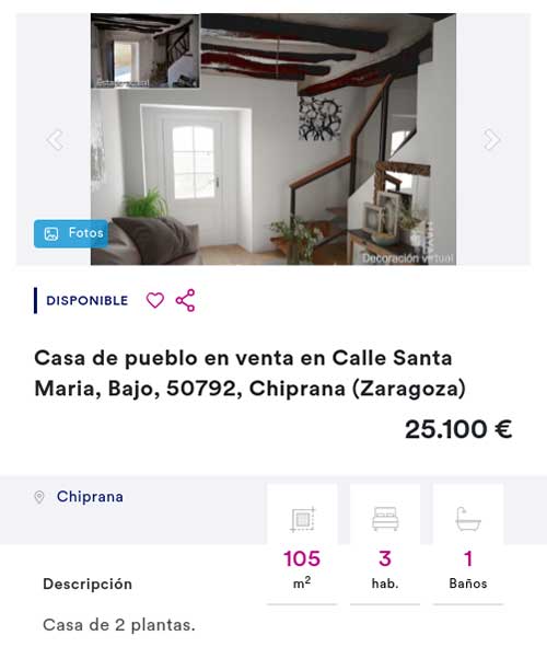 Piso en venta en Haya por 25.100 euros