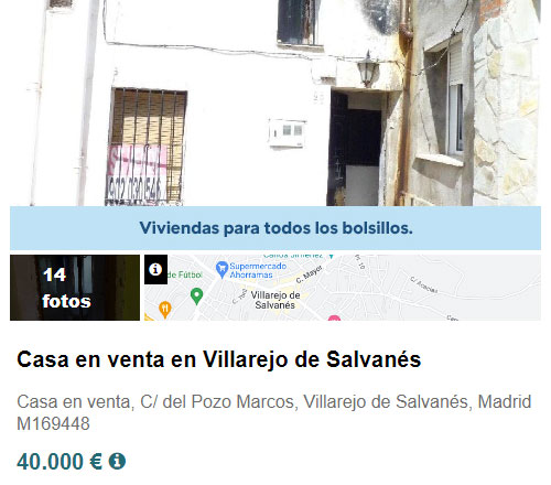 Piso en Madrid por 40.000 euros