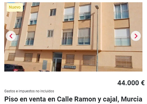 Piso Aliseda por 44.000 euros