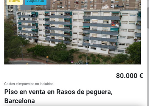 Piso Aliseda por 80.000 euros