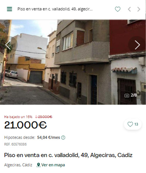 Piso con descuento en Servihabitat por 21.000 euros
