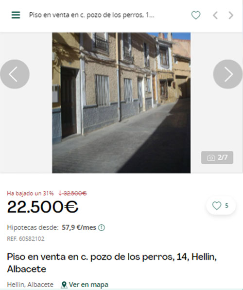 Piso con descuento en Servihabitat por 22.500 euros