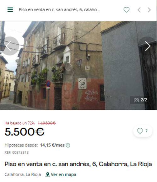 Piso con descuento en Servihabitat por 5.500 euros