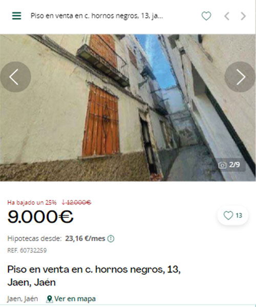 Piso con descuento en Servihabitat por 9.000 euros