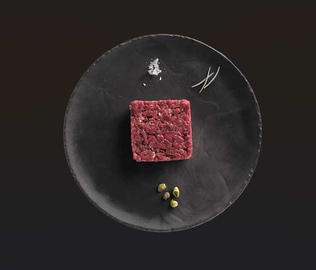 Steak tartar de buey.