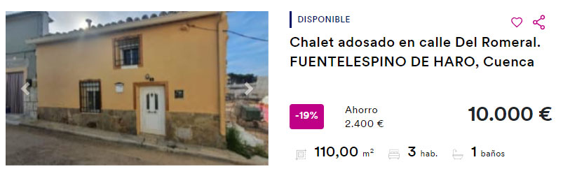 Chalet adosado en Fuentelespino de Haro.