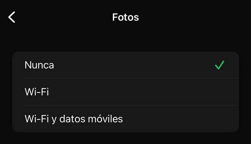 No permitir descarga automática.