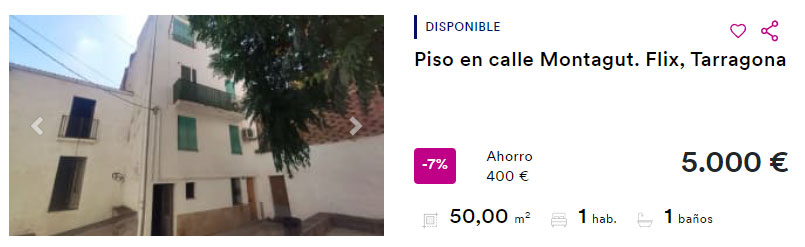 Piso en Flix, Tarragona.