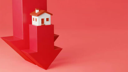 Gráfico con bajada de precio de una vivienda.