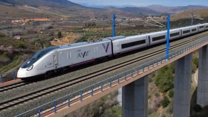 Uno de los nuevos trenes AVE.