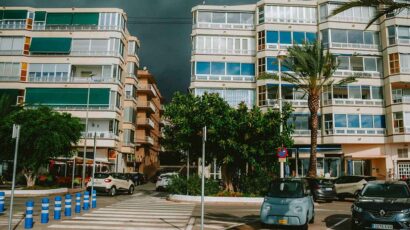 Apartamentos en la costa española.
