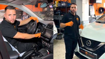 El mecánico Juan José, en uno de sus videos de TikTok.