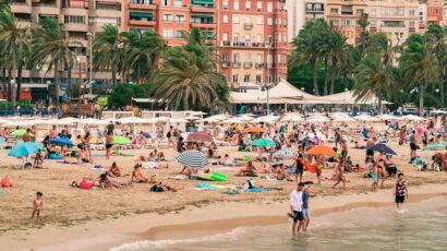 Playa del Postiguet en Alicante.