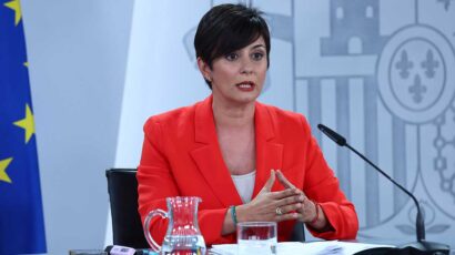 La ministra de Vivienda y Agenda Urbana, Isabel Rodríguez, durante la rueda de prensa tras el Consejo de Ministros.
