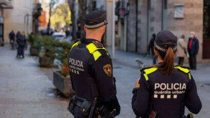 Policías locales de Barcelona.