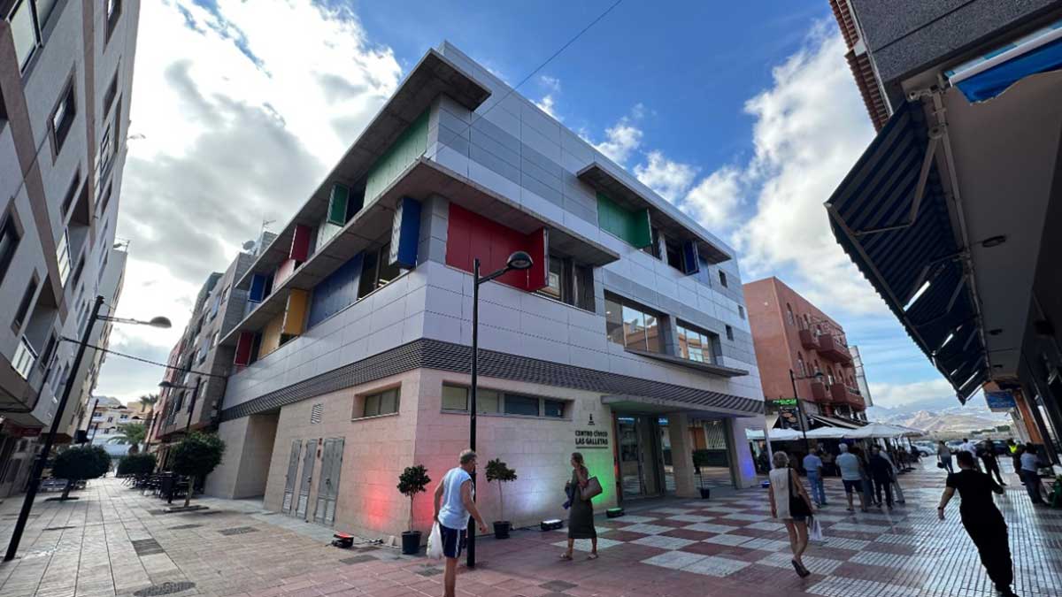 El centro social de Arona.