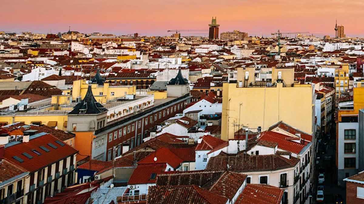 Madrid a vista de pájaro.