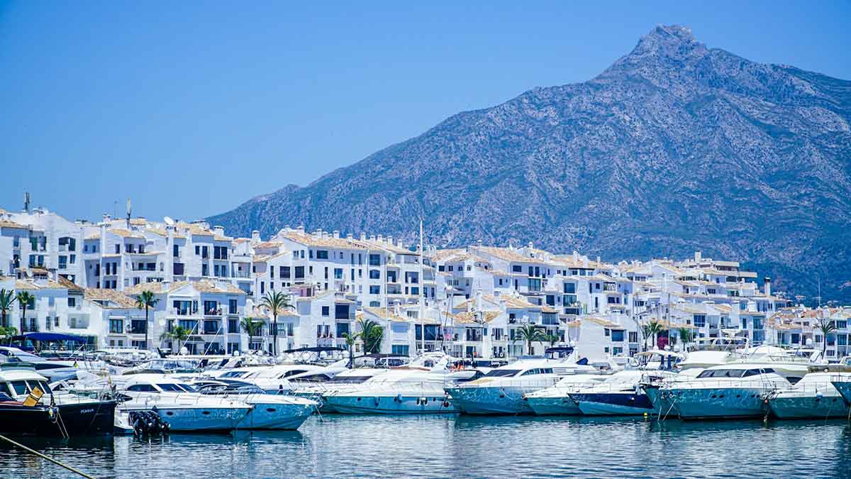 Puerto de Marbella, en Málaga.
