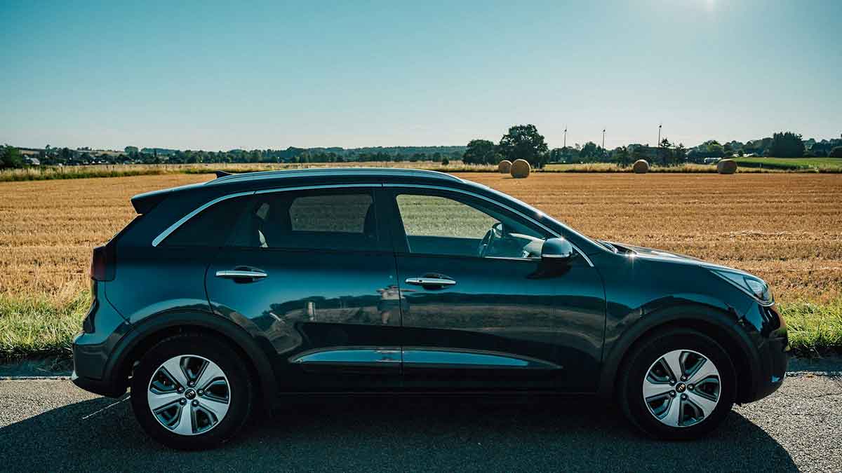 Un coche híbrido, el Kia Niro.