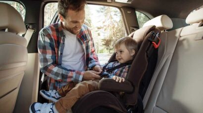 Sillita infantil con los sistemas de seguridad máximos.