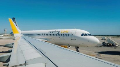 Un avión de Vueling.