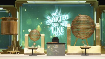 Los bombos del sorteo de Lotería de Navidad 2025.