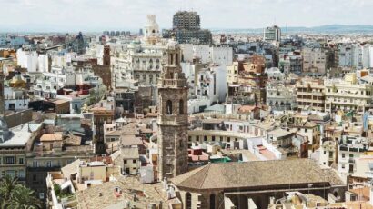 Vista de la ciudad de Valencia.