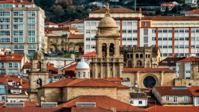 Vista de la ciudad de Ourense.