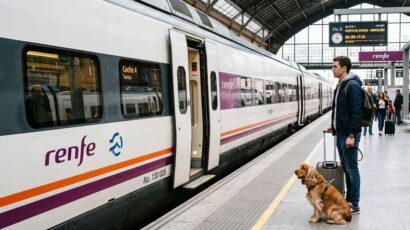 Los perros de hasta 40 kilos ya pueden viajar en tren AVE.
