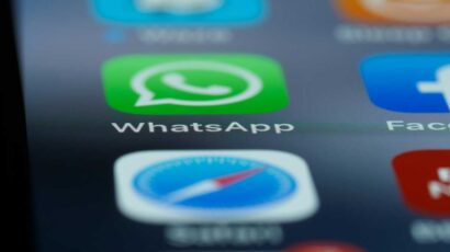 Logo de la app de WhatsApp, herramienta en la que pasamos mucho tiempo cada día.